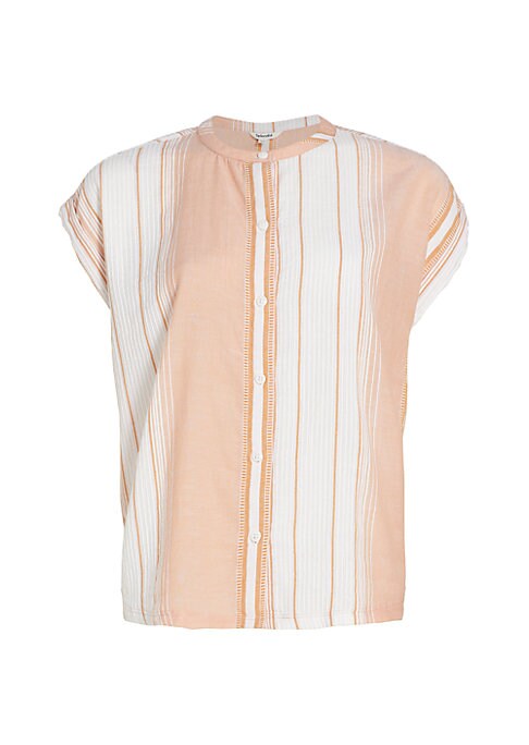 Gradient Stripe Button Top