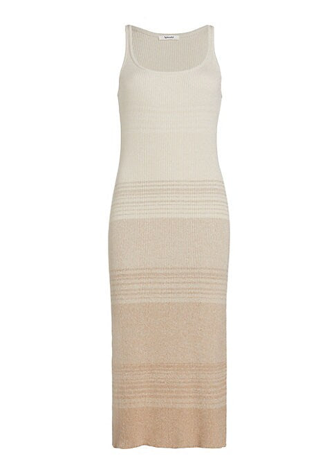 Rib-Knit Midi Dress