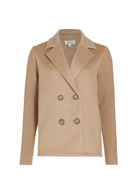 Chic Wool-Blend Blazer