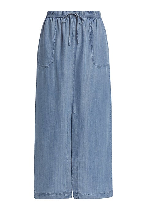 Chic Denim Maxi Skirt