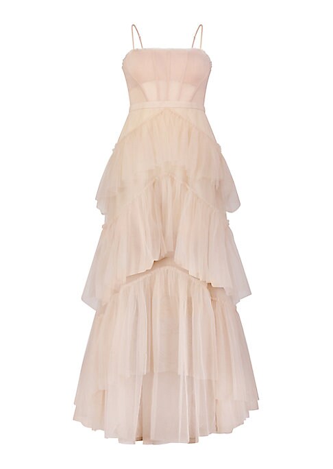 Ruffled Elegance Gown