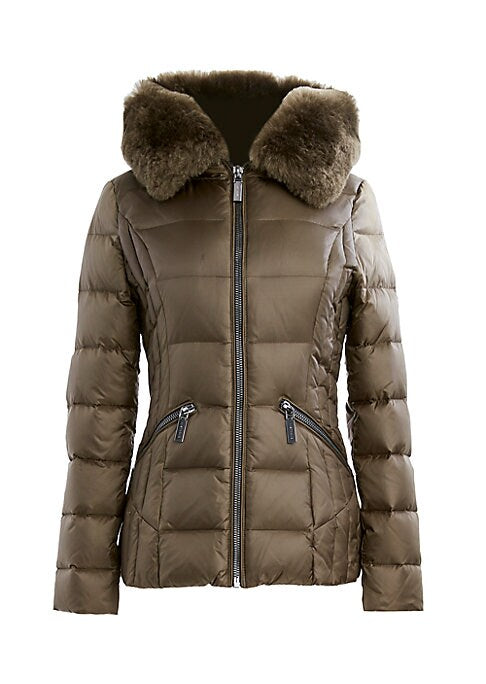 Cozy Down & Shearling Jacket