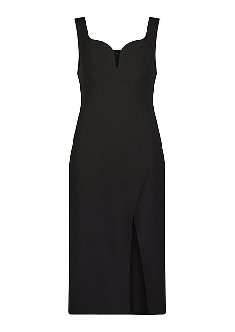 Slit Elegance Midi Dress