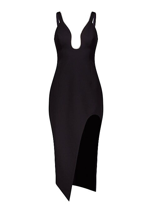 Glamour High Slit Dress