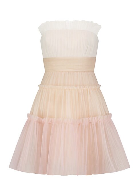 Ruffled Tulle Party Dress