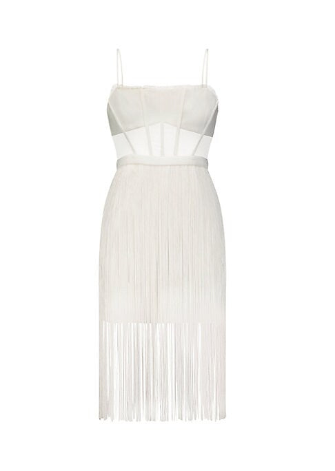 Fringe Elegance Sheath Dress