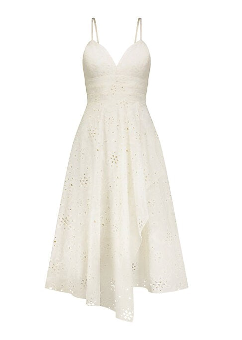 Sweetheart Asymmetrical Midi Dress