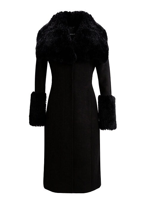 Luxe Shearling Elegance Coat
