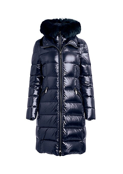 Shearling Luxe Puffer Coat