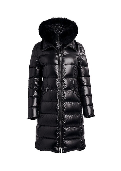Shearling-Trimmed Cozy Coat