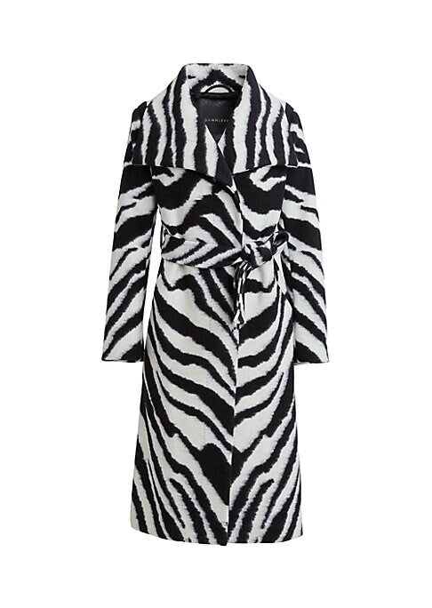 Zebra Chic Maxi Coat