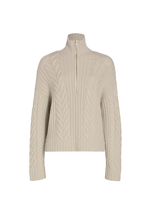 Cozy Cutout Cable Sweater