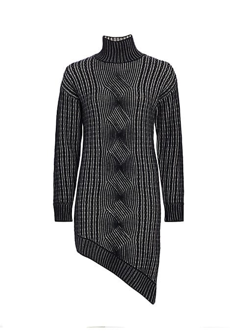 Chic Knit Asymmetrical Dress