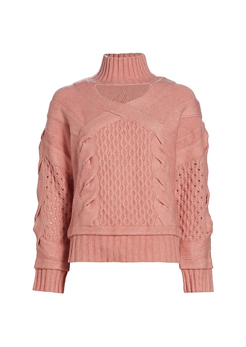 Cozy Cut-Out Turtleneck