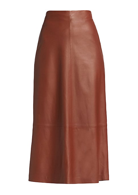 Chic Leather Midi