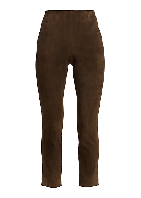 Suede Luxe Cropped Trousers