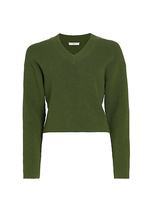 Casual V-Neck Knit Sweater