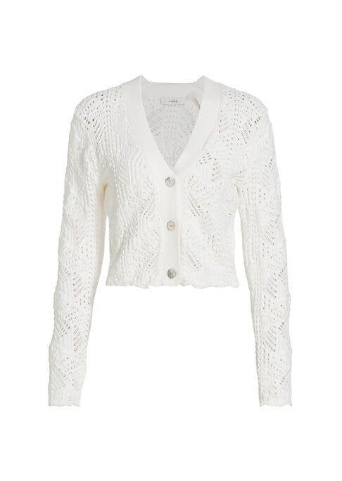 Chic Stitched Knit Cardi