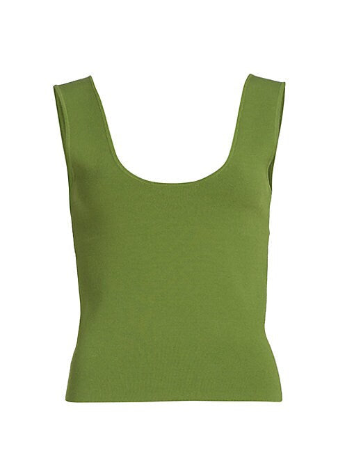 Scoop Neck Knitted Top
