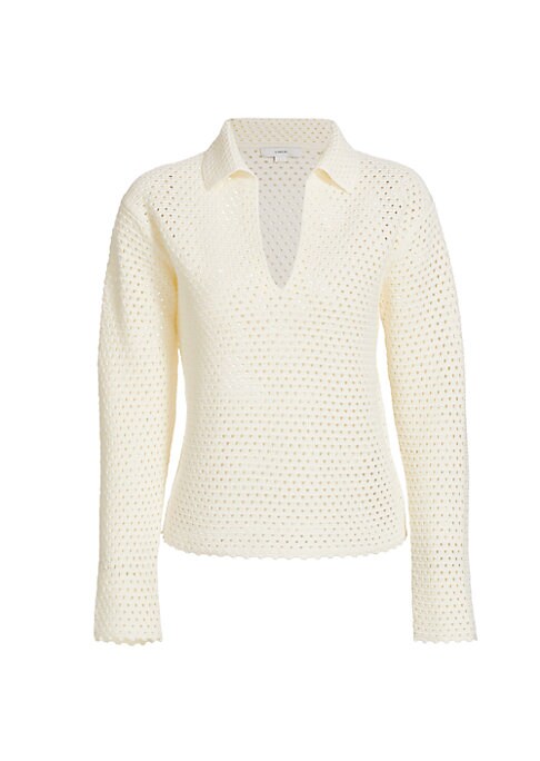 Coastal Knit Polo Sweater