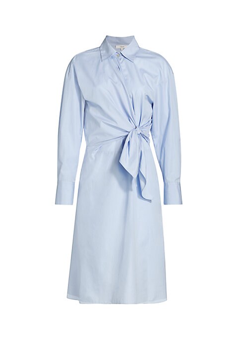 Cinch-Waist Cotton Dress