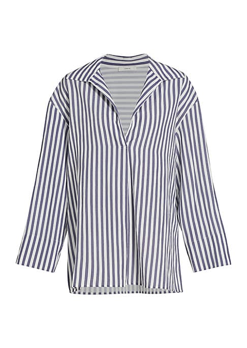 Sleek Wingtip Stripe Shirt