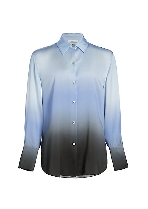 Gradient Silk Blouse