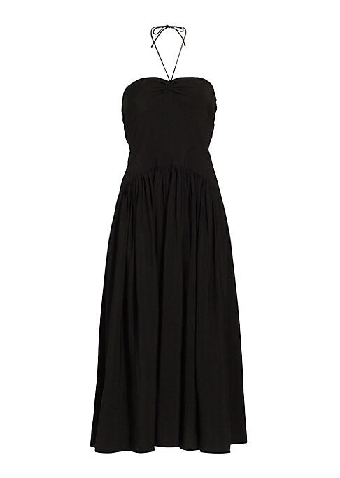 Halter Ruched Midi Delight