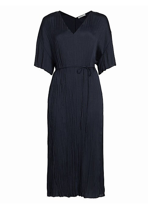 Elegant Satin Midi Dress