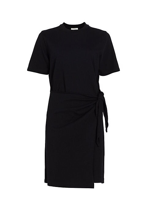 Draped Chic Cotton Dress