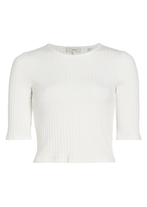 Ribbed Elegance Tee