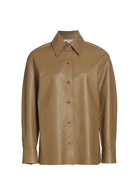 Luxe Leather Chic Shirt
