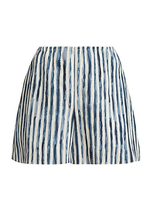 Striped Breezy Pull-On Shorts