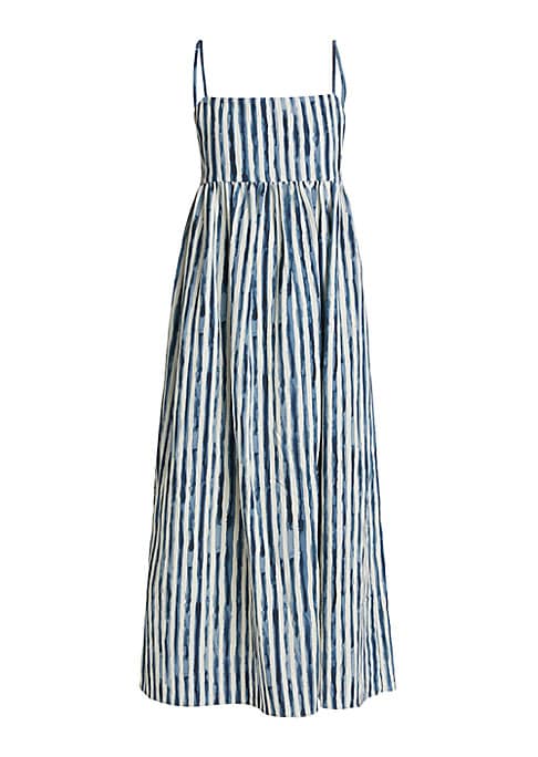 Artful Stripe Maxi Dress