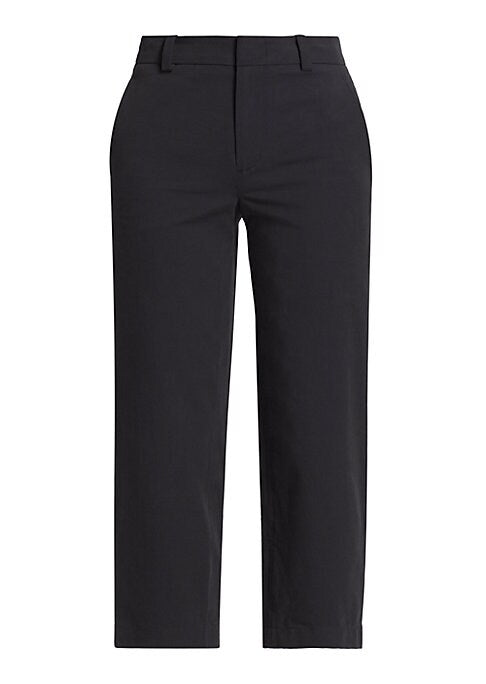 Crisp Cotton Crop Trousers