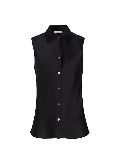Elegant Silk Sleeveless Top
