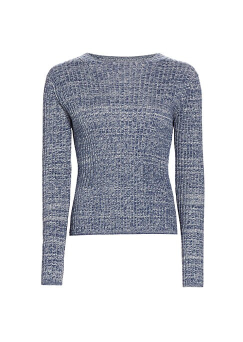 Ruffled Bateau Sweater