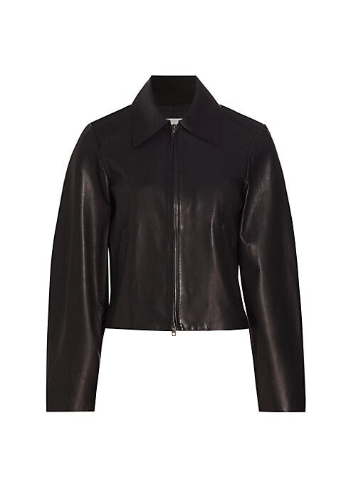Sleek Leather Jacket