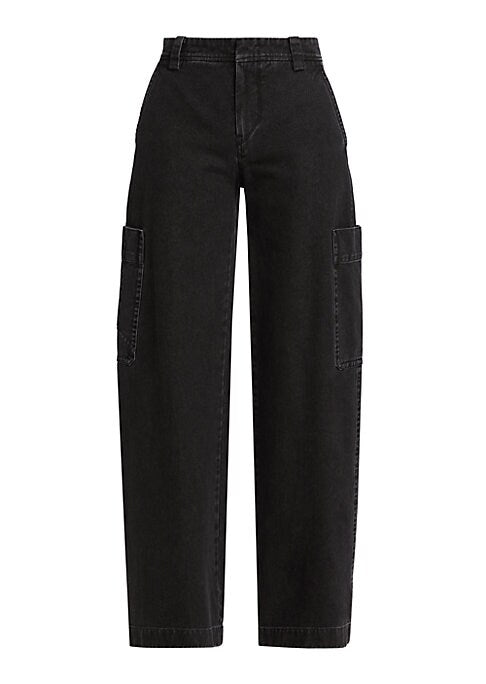 Cargo Chic Denim Trousers