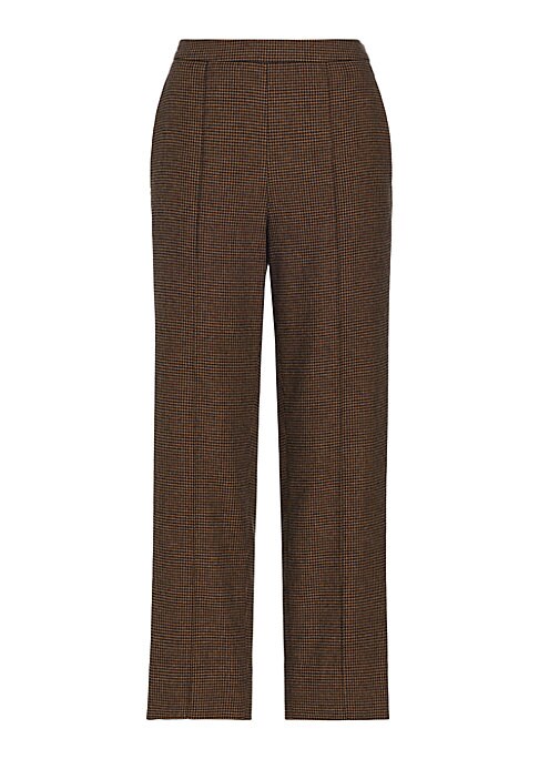 Houndstooth Pull-On Trousers