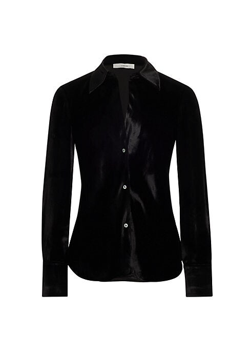 Velvet Luxe V-Neck Shirt