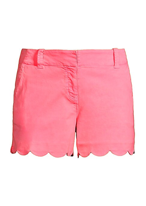 Scallop Edge Casual Shorts