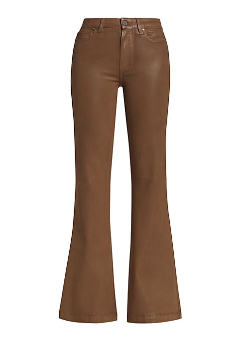 Chic Flare Coated Jeans