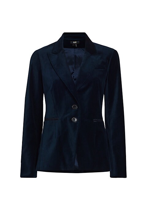 Velvet Tailored Blazer