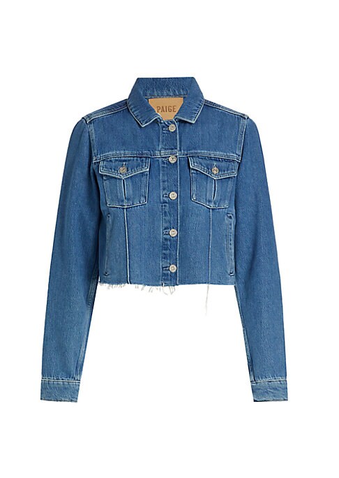 Trendy Cutoff Denim Jacket