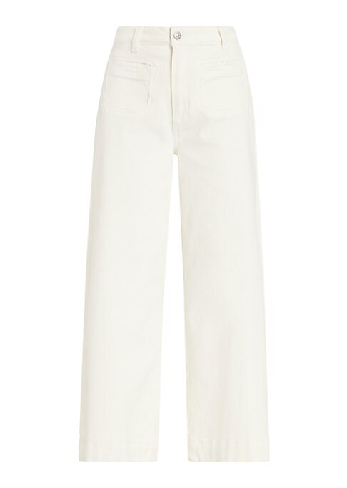 Wide-Leg Comfort Jeans