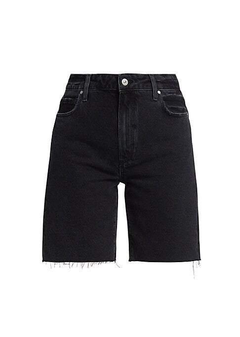 Chic Raw Hem Denim Shorts