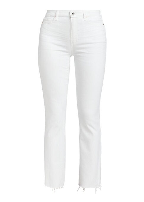 Flared Crop Denim Pants