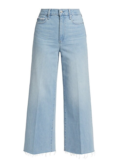 Chic Crop Wide-Leg Jeans