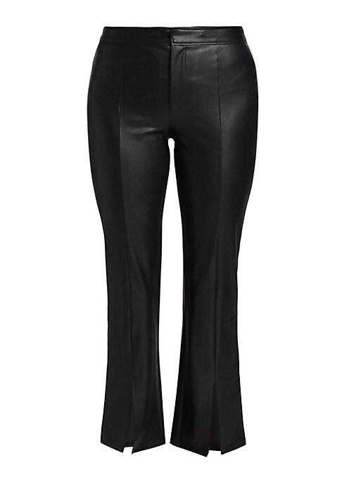 Chic Cropped Faux Trousers